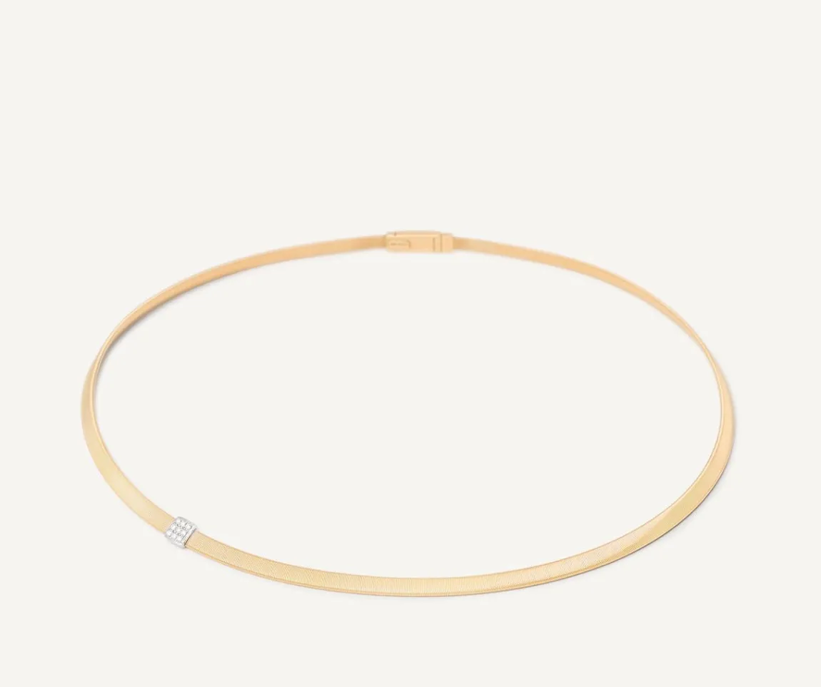 Marco Bicego Necklaces|Classic Gold Diamond Necklace