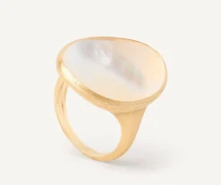 Marco Bicego Rings|Cocktail Ring With White, Lunaria Mother Of Pearl
