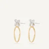 Marco Bicego Earrings|Diamond Earrings With Floral Elements