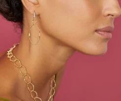 Marco Bicego Earrings|Diamond-Studded Drop Earrings