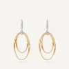 Marco Bicego Earrings|Diamond-Studded Earrings With Ovals