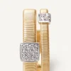 Marco Bicego Rings|Double Band Diamond Pave Ring
