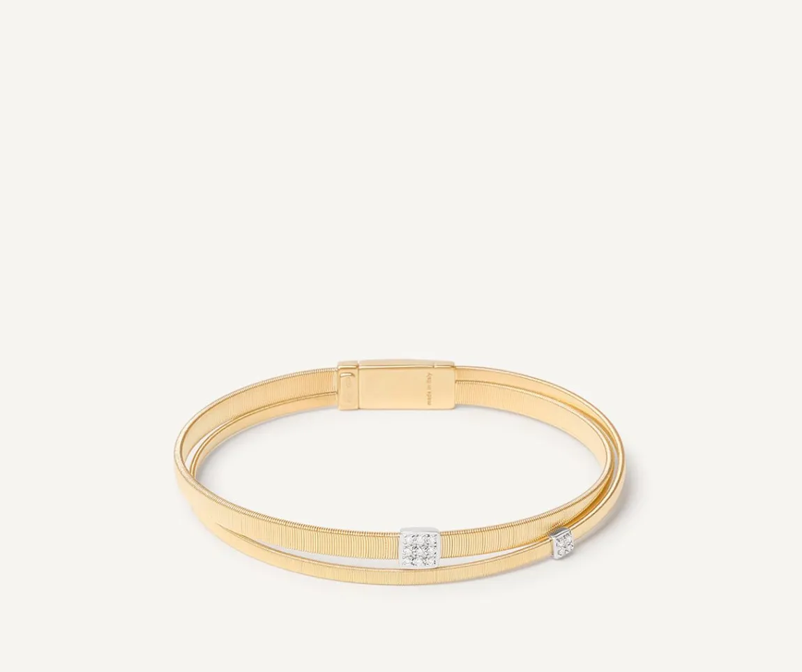 Marco Bicego Bracelets|Double Strand Diamond Pave Bracelet