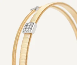 Marco Bicego Bracelets|Double Strand Diamond Pave Bracelet