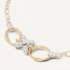 Marco Bicego Bracelets|Floral Diamond Pave Bracelet With Adjustable Chain