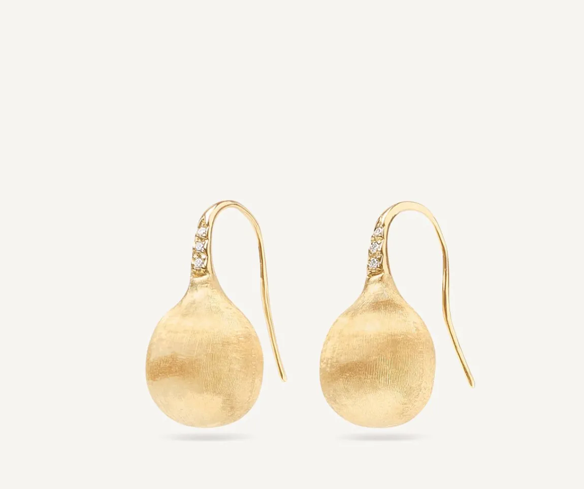 Marco Bicego Earrings|Gold And Diamond Drop Earrings