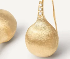 Marco Bicego Earrings|Gold And Diamond Drop Earrings