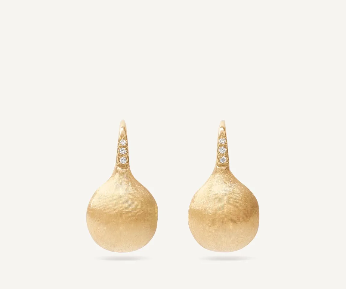 Marco Bicego Earrings|Gold And Diamond Drop Earrings