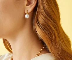 Marco Bicego Earrings|Gold And Pearl Drop Earrings