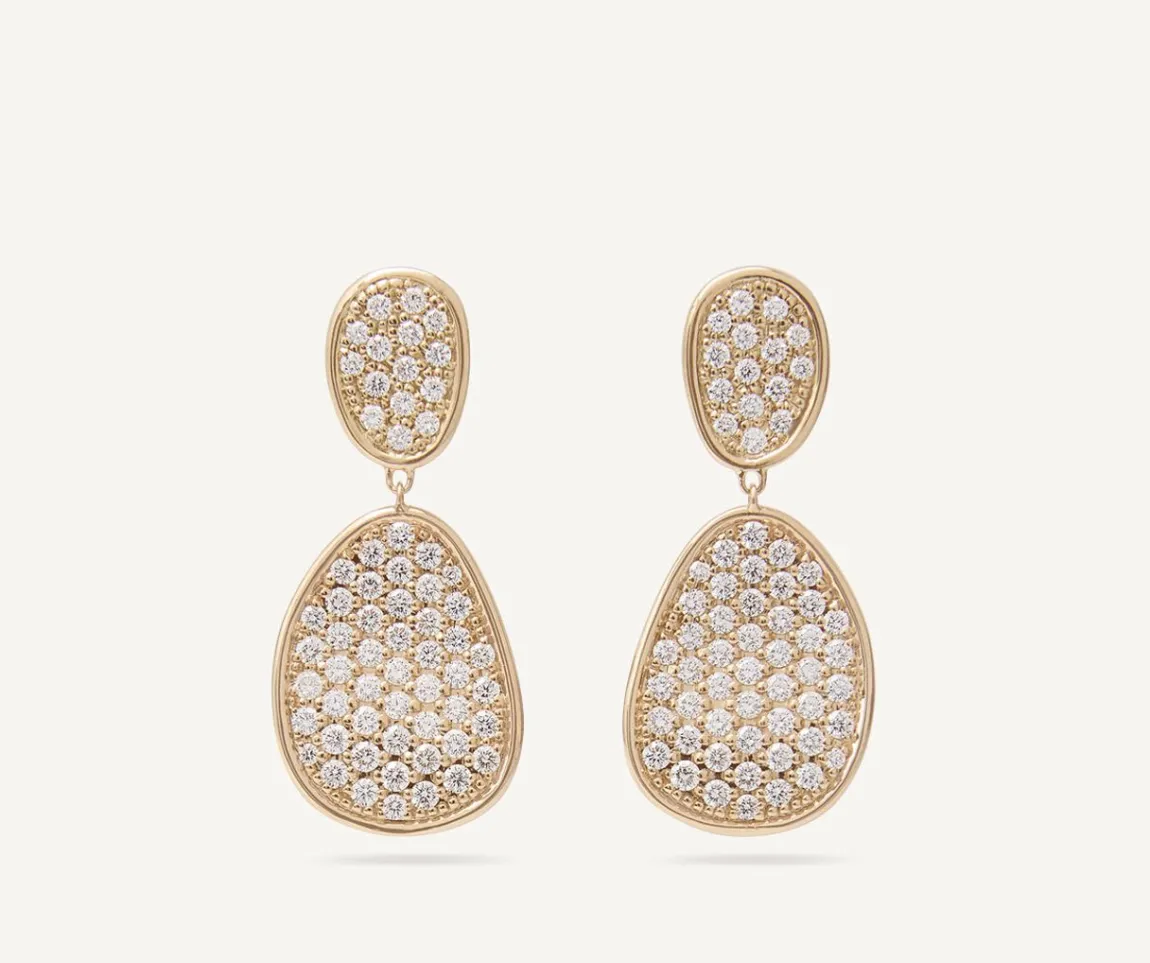 Marco Bicego Earrings|Gold Chandelier Earrings With Diamonds
