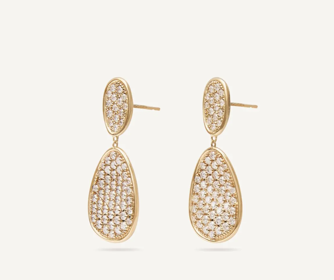 Marco Bicego Earrings|Gold Chandelier Earrings With Diamonds