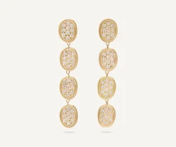 Marco Bicego Earrings|Gold Chandelier Earrings With Diamonds