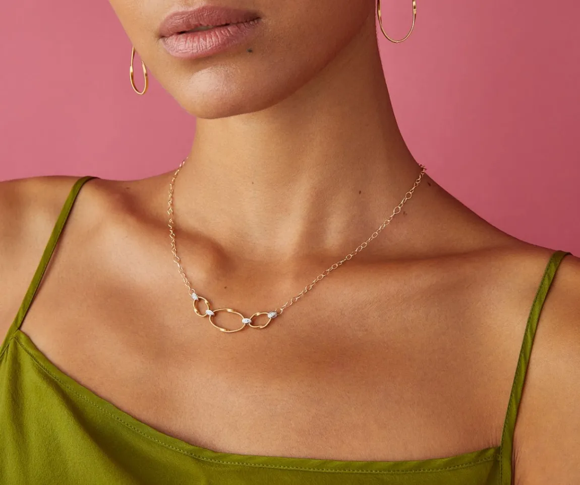 Marco Bicego Necklaces|Gold Diamond Necklace