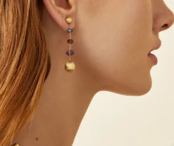 Marco Bicego Earrings|Gold Duster Earrings With Gemstones
