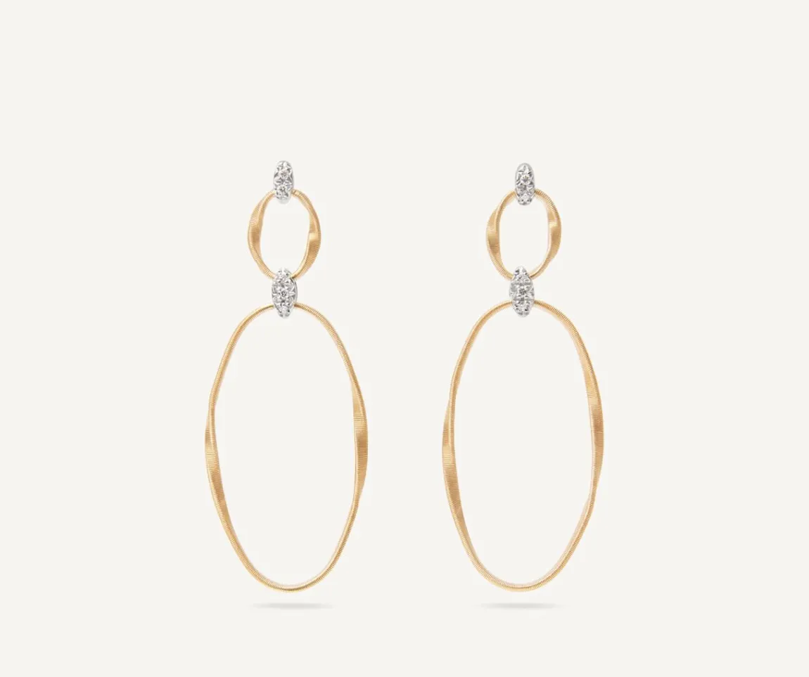 Marco Bicego Earrings|Gold Earrings With Diamonds