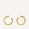 Marco Bicego Earrings|Gold Hoop Earrings With Diamonds, Small