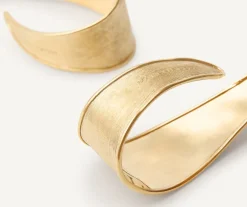 Marco Bicego Earrings|Gold Hoop Earrings With Florentine Technique