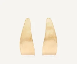 Marco Bicego Earrings|Gold Hoop Earrings With Florentine Technique