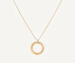 Marco Bicego Necklaces|Gold Pendant Necklace With Diamonds