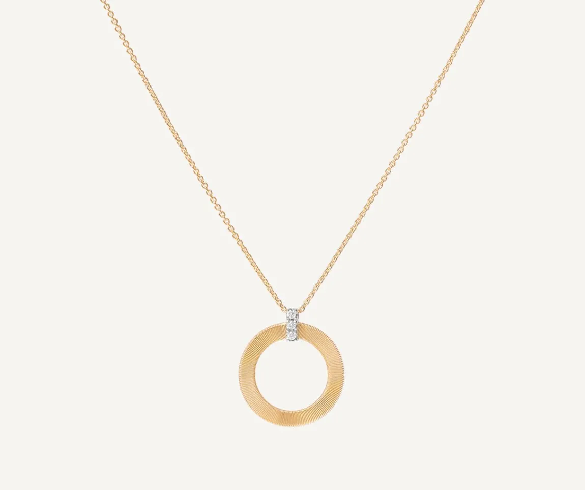 Marco Bicego Necklaces|Gold Pendant Necklace With Diamonds