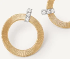 Marco Bicego Earrings|Gold Stud Earrings With Diamonds