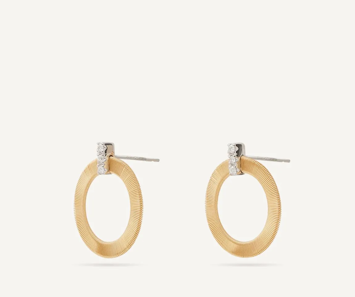 Marco Bicego Earrings|Gold Stud Earrings With Diamonds