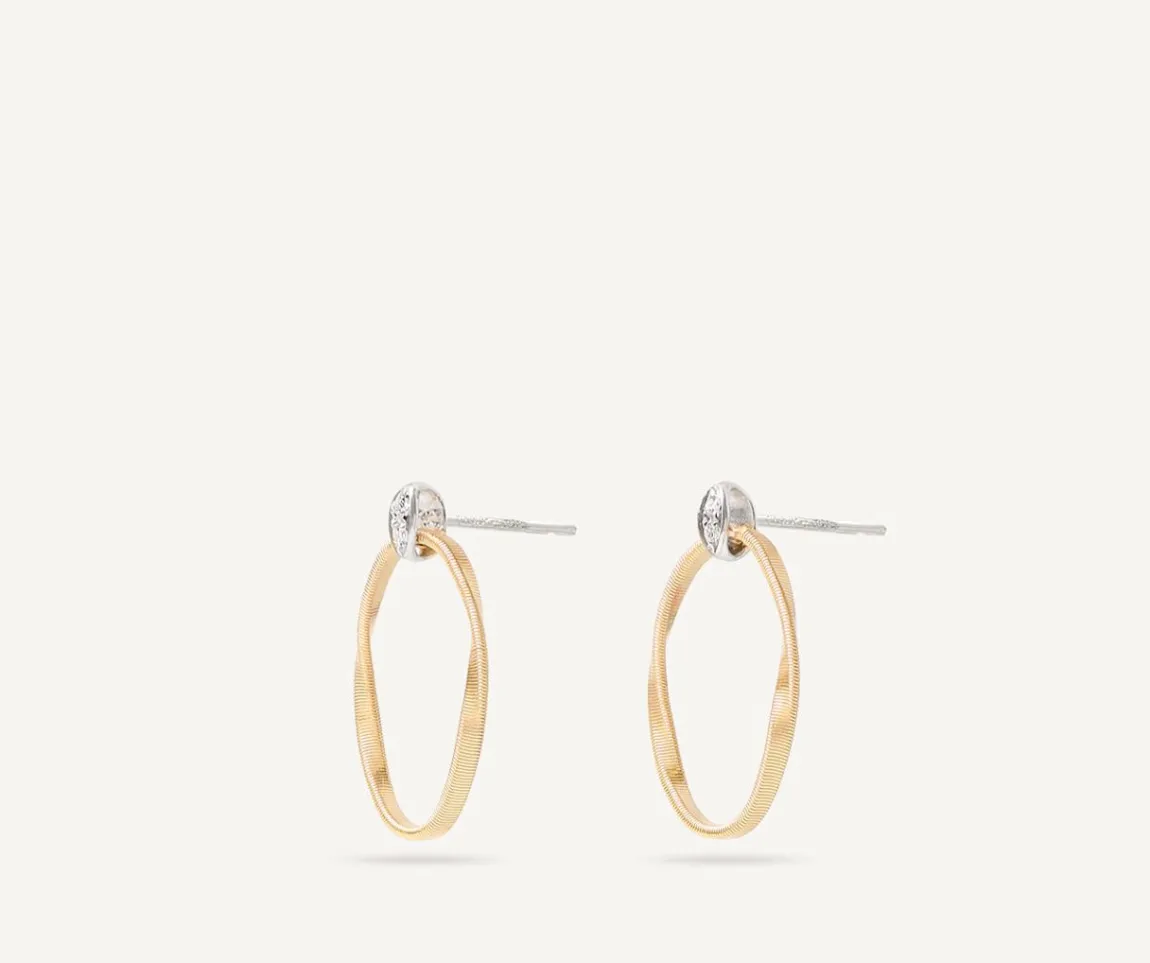 Marco Bicego Earrings|Gold Stud Earrings With Diamonds