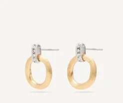 Marco Bicego Earrings|Gold Stud Earrings With Diamonds