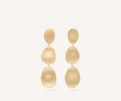 Marco Bicego Earrings|Gold Triple Earrings