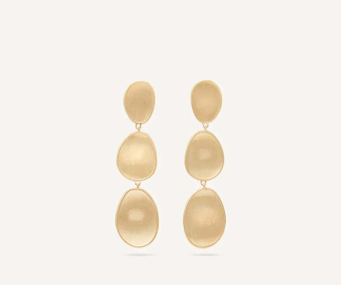 Marco Bicego Earrings|Gold Triple Earrings