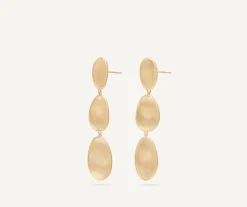 Marco Bicego Earrings|Gold Triple Earrings