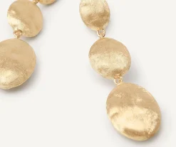Marco Bicego Earrings|Gold Triple Earrings With Oval Elements