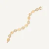 Marco Bicego Bracelets|18Kt Yellow Gold Diamond Alternating Pave Bracelet