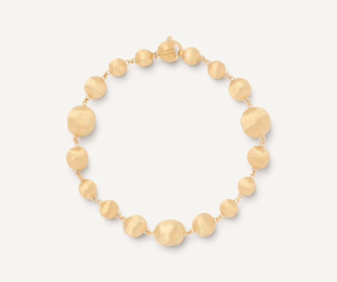Marco Bicego Bracelets|18Kt Yellow Gold Mixed Bead Bracelet