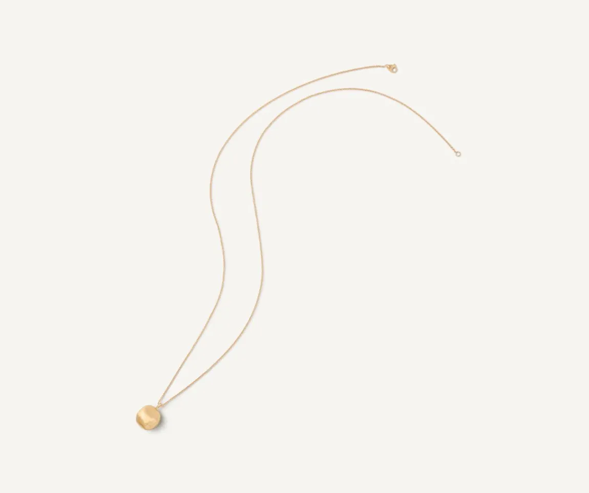 Marco Bicego Necklaces|18Kt Yellow Gold Necklace With Diamond Pendant