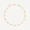 Marco Bicego Necklaces|18Kt Yellow Gold Necklace With Oval Elements And Mother-Of-Pearl