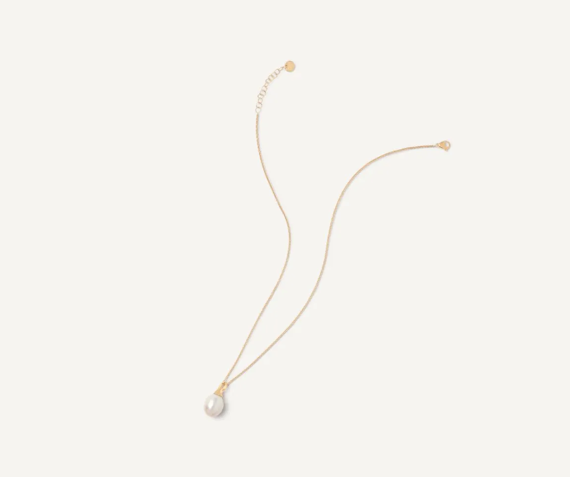 Marco Bicego Necklaces|18Kt Yellow Gold Pendant With Pearl
