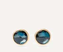 Marco Bicego Earrings|London Blue Topaz Stud Earrings, Large