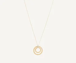 Marco Bicego Necklaces|Long Two-Loop Pendant With Diamonds