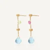 Marco Bicego Earrings|Mini Multicoloured Topaz Earrings