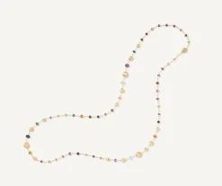 Marco Bicego Necklaces|Mixed Gemstone 18Kt Yellow Gold Long Necklace