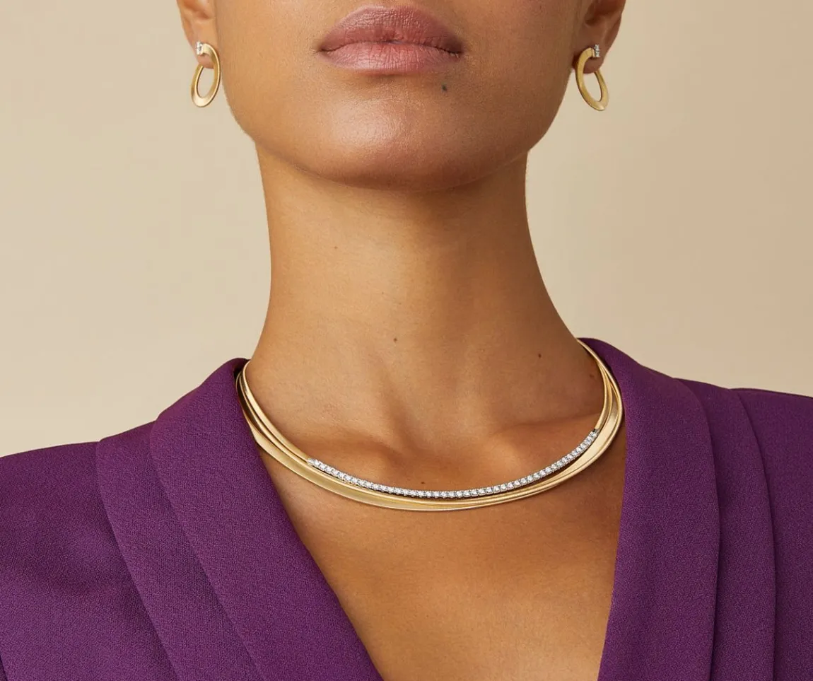 Marco Bicego Necklaces|Multi-Strand Diamond Tennis Necklace