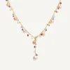 Marco Bicego Necklaces|Pearls And Mixed Gemstone 18Kt Yellow Gold Lariat Necklace