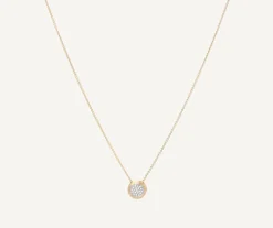 Marco Bicego Necklaces|Pendant Necklace With Diamond Disk