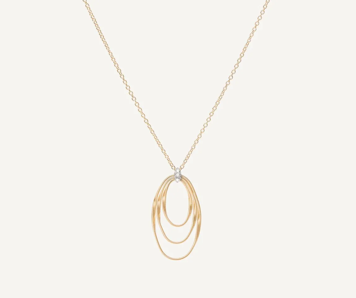 Marco Bicego Necklaces|Pendant Necklace With Diamond Elements
