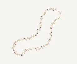 Marco Bicego Necklaces|Sautoir With Pearls And Multicolored Gems