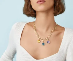 Marco Bicego Pendants|Stackable Sky-Blue Topaz Pendant, Small