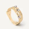 Marco Bicego Rings|Three-Band Diamond Ring
