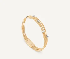Marco Bicego Bracelets|Three-Strand Diamond Bracelet