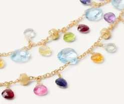 Marco Bicego Bracelets|Two-Strand Bracelet With Multicoloured Gemstones
